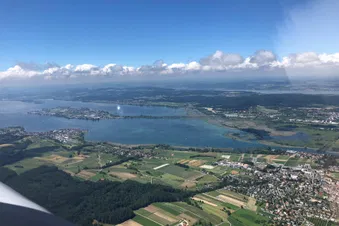 Sechs-Seen-Rundflug für zwei Passagiere