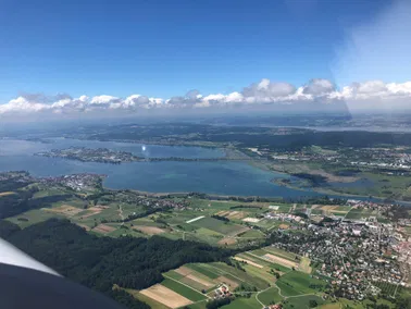 Sechs-Seen-Rundflug für zwei Passagiere