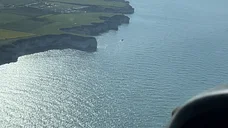 Sightseeing flight over Bridlington and the white cliffs