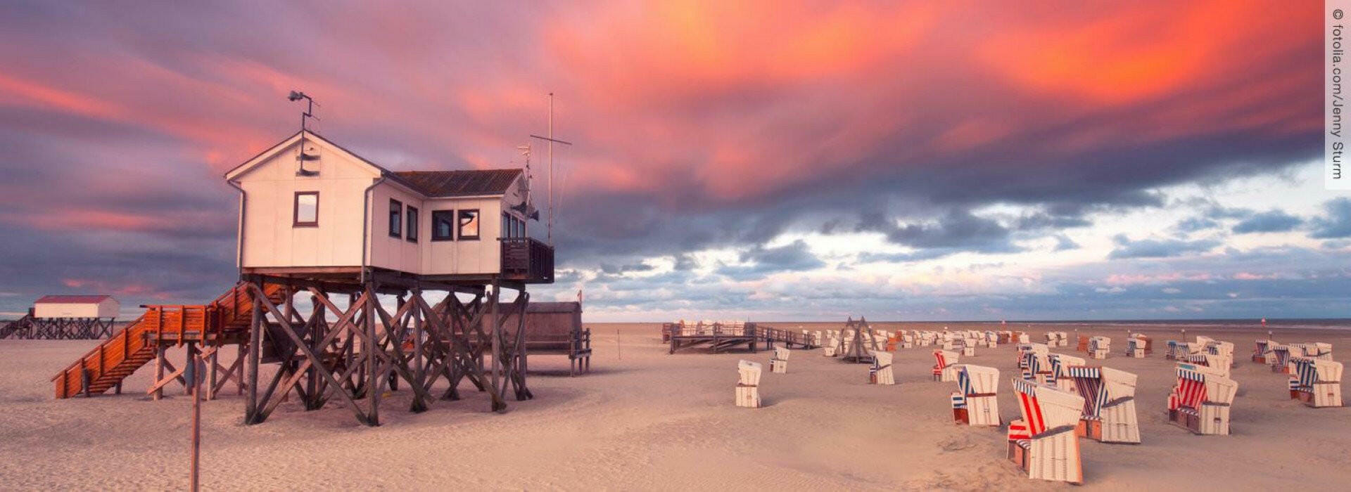 Einen tollen Tag am Strand in St. Peter-Ording