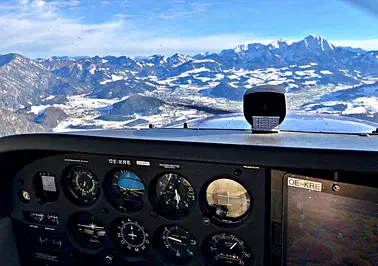 Flug von Krems nach Niederöblarn