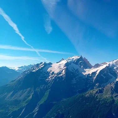 Balade aérienne à proximité du Massif des Ecrins