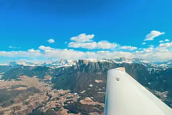 Alpenflug durch Südtirol