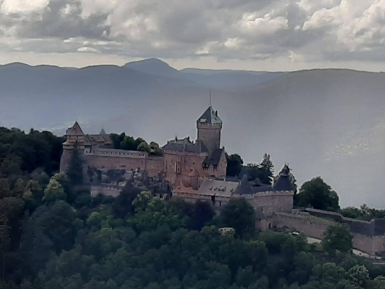 Les châteaux le long du vignoble Alsacien