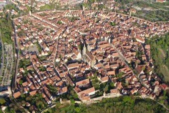 Rothenburg aus der Luft