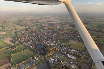 Rundflug im günstigen 2-Sitzer über das Münsterland
