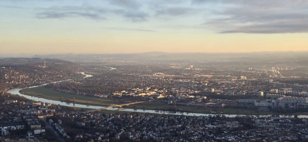 Abendstimmung Dresden Richtung Südost