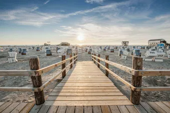 Einen tollen Tag am Strand in St. Peter-Ording