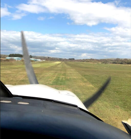 We'll fly from Coventry to Sandown IOW