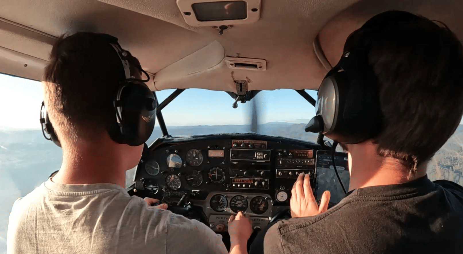 Walensee aus der historischen Bellanca Cruisemaster.