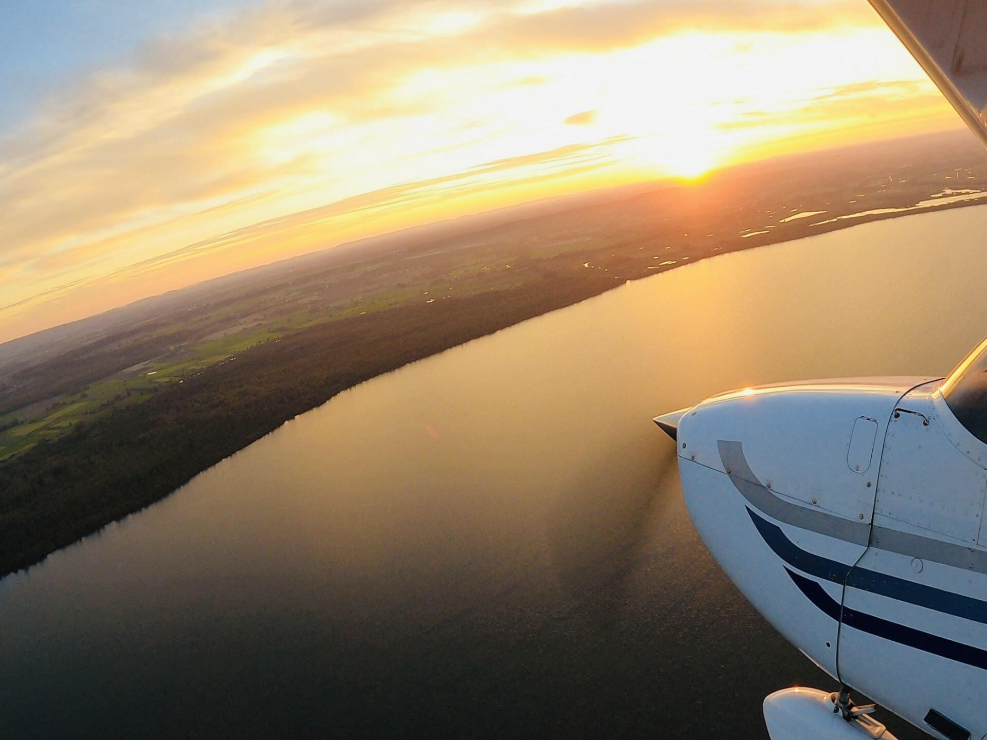 Über dem Steinhuder Meer