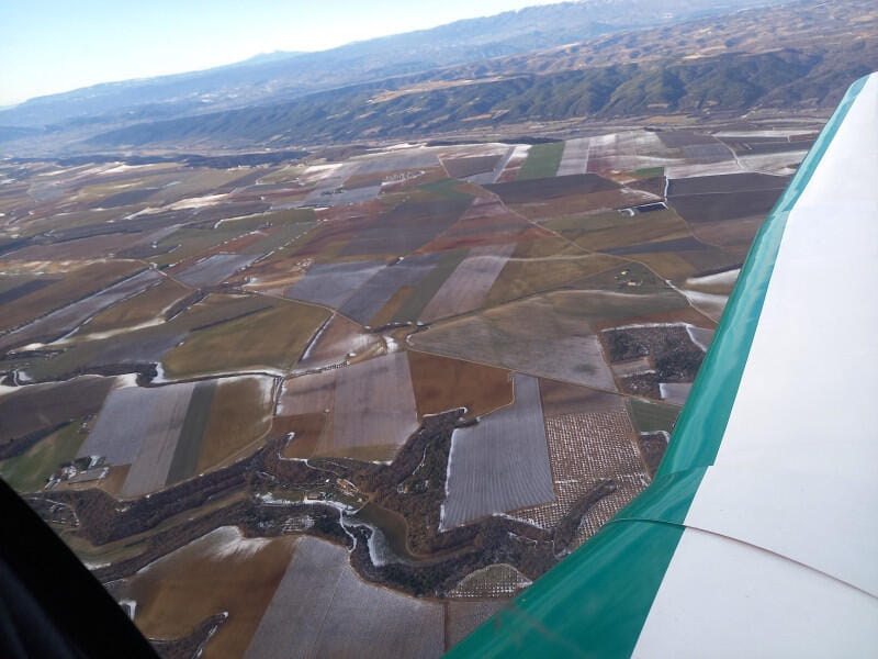 Plateau Valensole en hiver