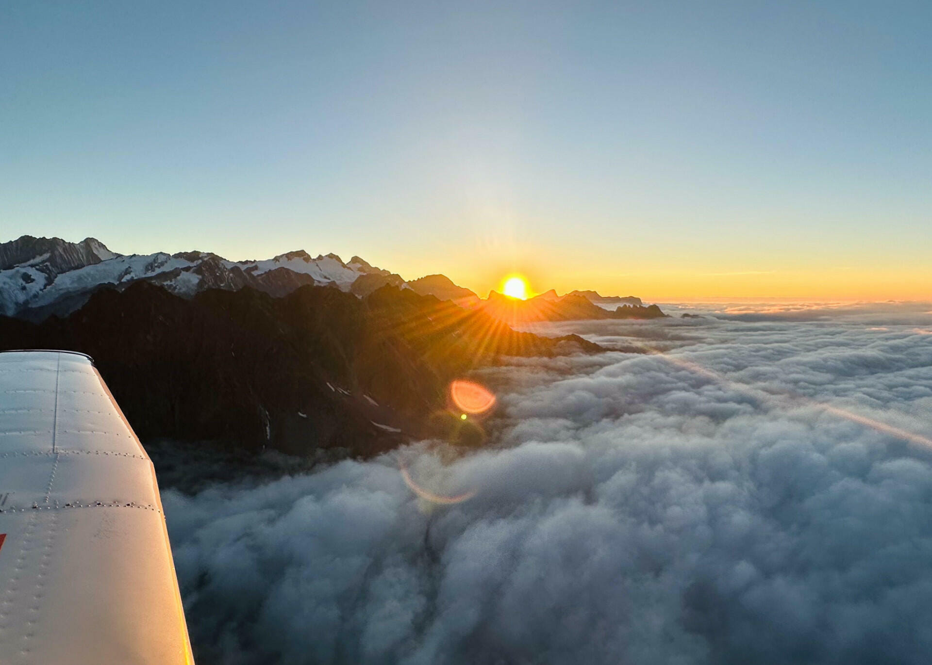 Wolken können zu einer noch schöneren Stimmung beitragen