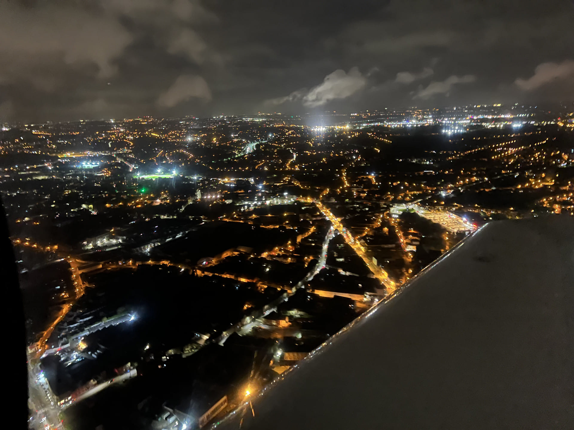 Vol au coucher du soleil ou de nuit / Sunset or night flight