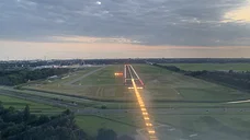 Short final Rotterdam airport