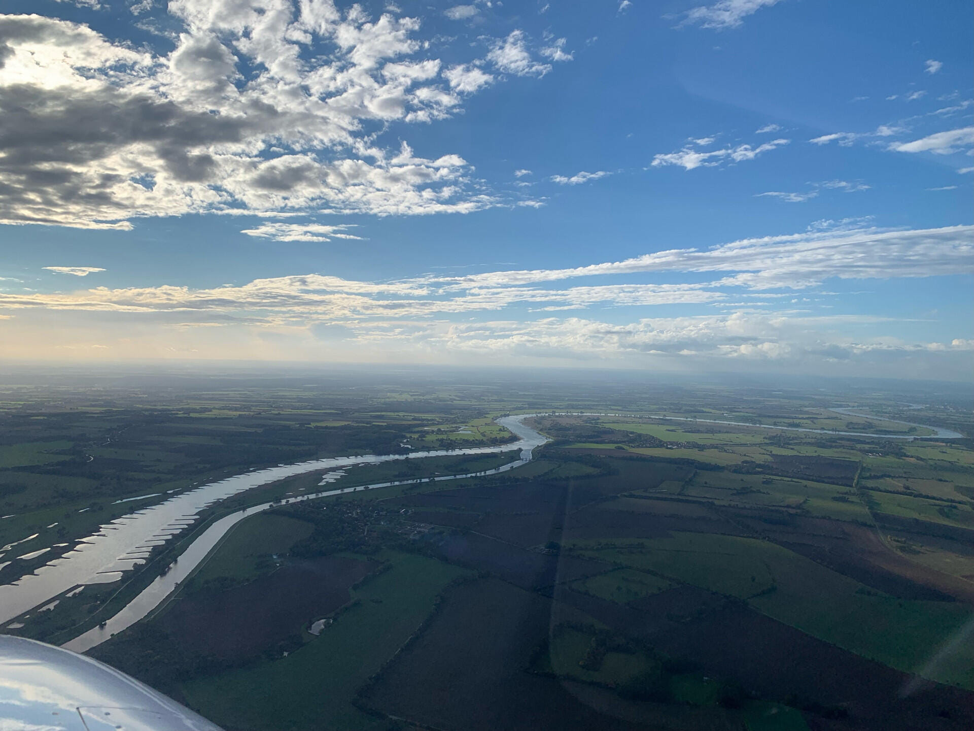 Elbe und Havel Überflug