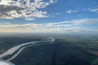 Elbe und Havel Überflug