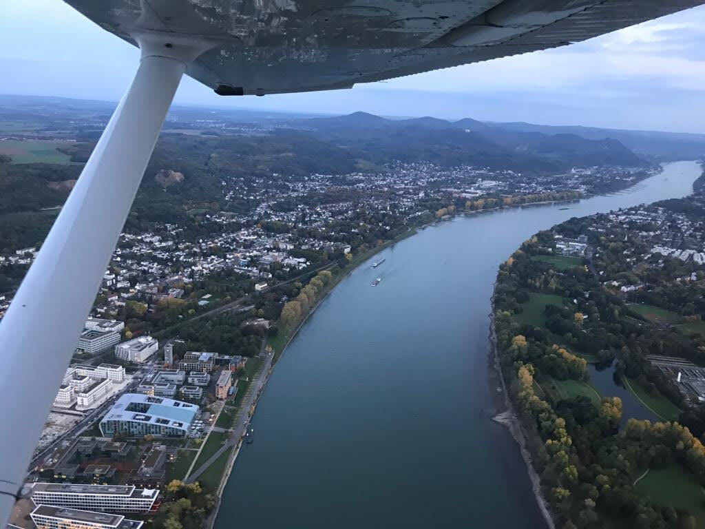 Rundflug über Köln, Bonn und das Siebengebirge