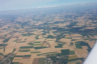 Vue aérienne du Pas-de-Calais