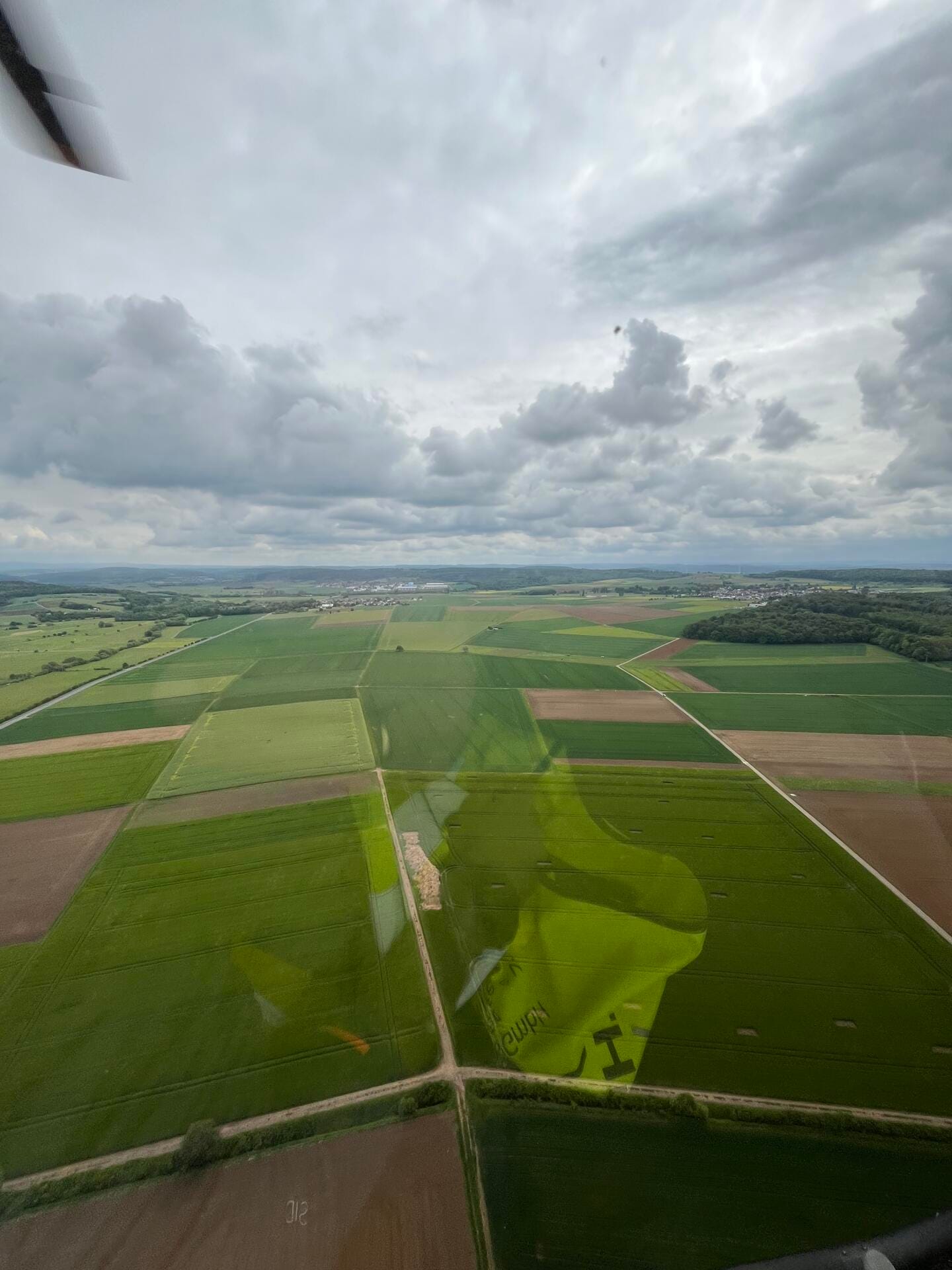 Rundflug Egelsbach Blick auf Skyline & EZB