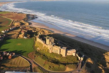 Northumberland Coast and Castle by Helicopter