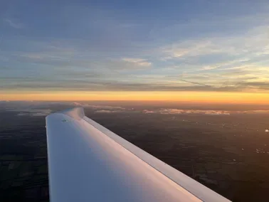 Dämmerungsflug für 1-2 Personen (morgens oder abends)