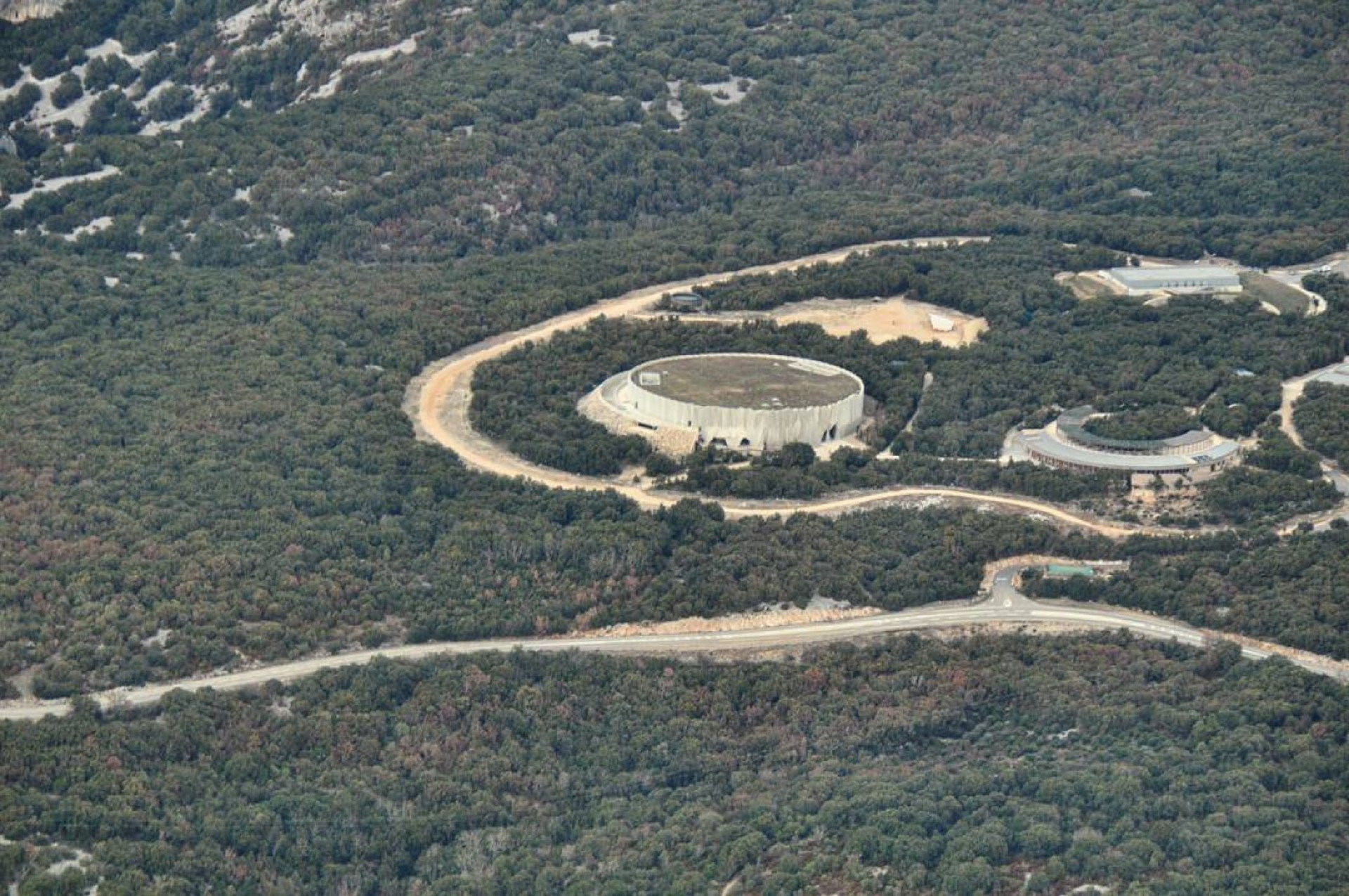 Les gorges de l'Ardèche vue du ciel