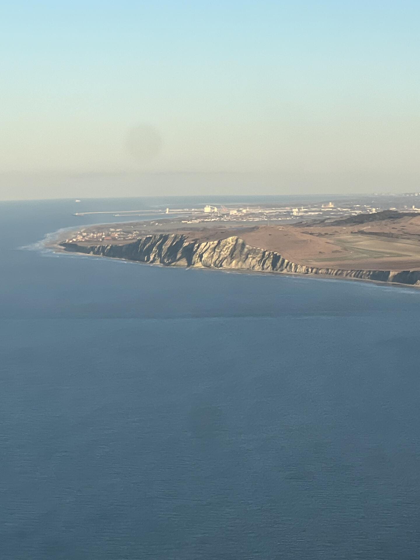 Sightseeing flight over the White cliffs of the Opal coast
