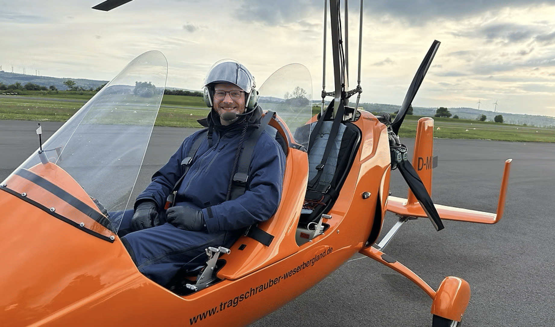 90 Minuten Rundflug im Gyrocopter