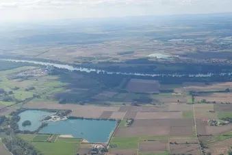 Rundflug Maniz, Hockenheimring, Mannheim und Heidelberg