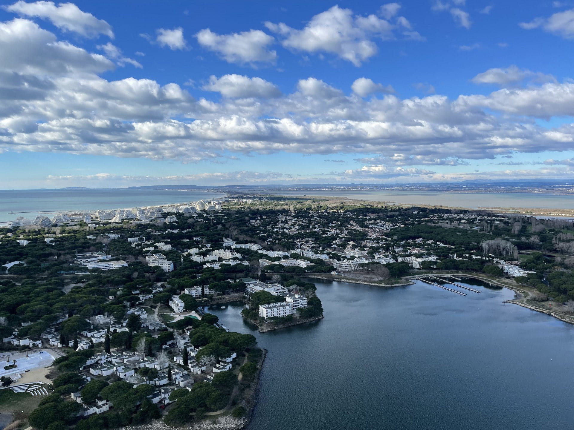 Camargue , littoral de Montpellier jusqu’a Sète en hélicoptère !