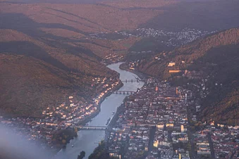 Heidelberg im Sonnenuntergang