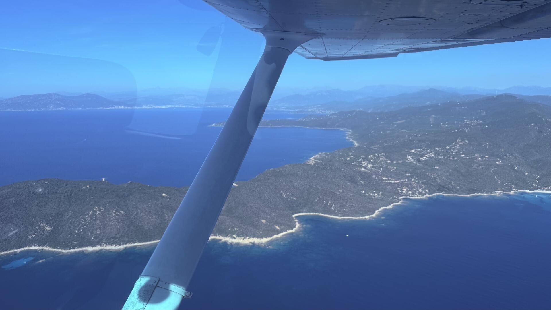 Voyage vers la Corse, repas à Propriano