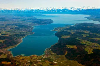 Bodensee-Rundflug: Lindau, Friedrichshafen & Konstanz