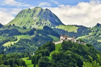 Le Cervin en hélico depuis Gruyères (4p)