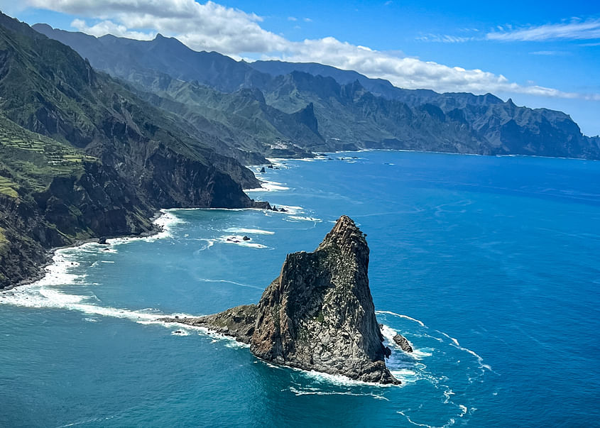 Flying around Tenerife (Greenest route)