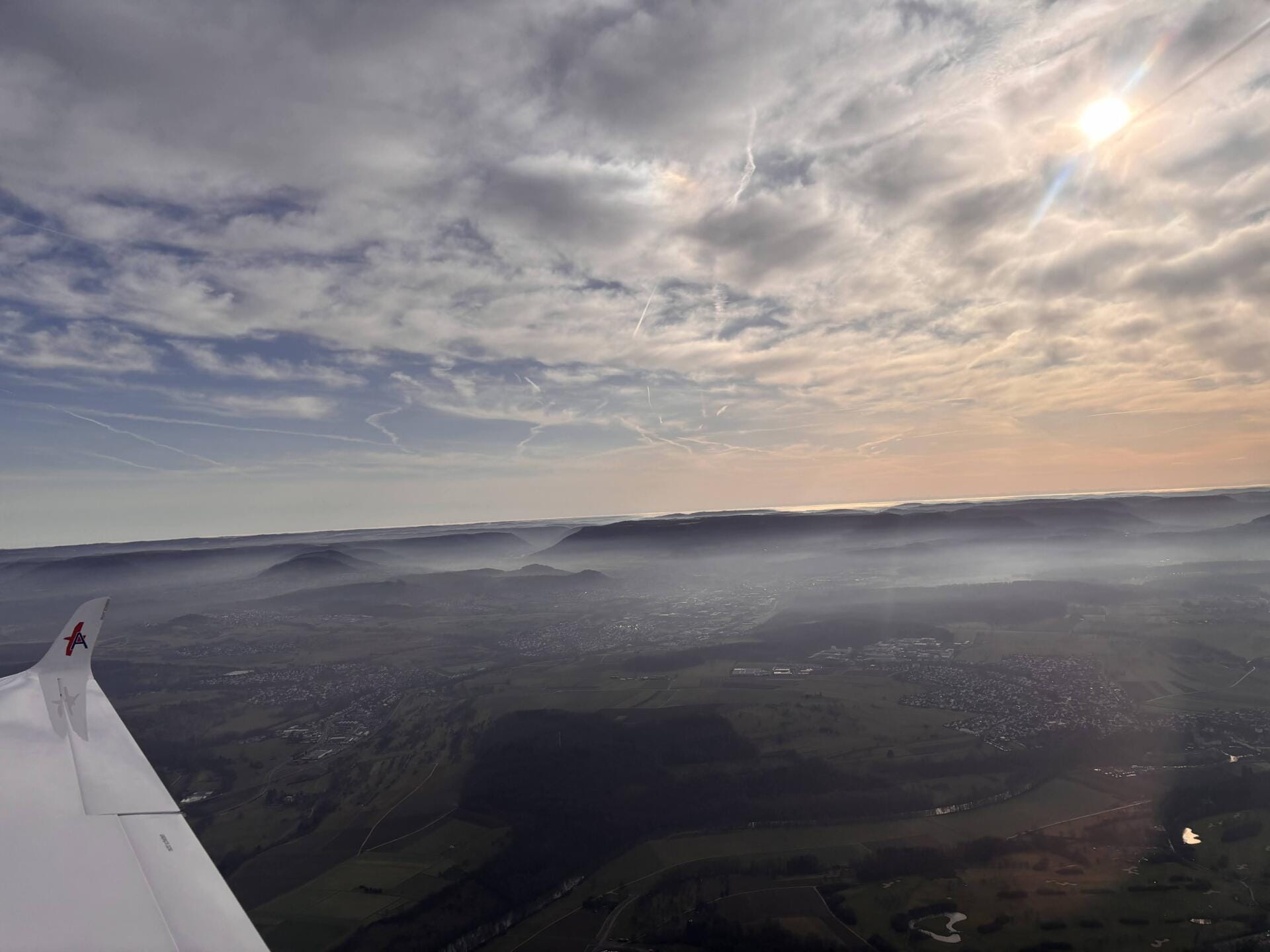 Schwäb. Alb im Herbstnebel