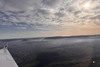 Schwäb. Alb im Herbstnebel