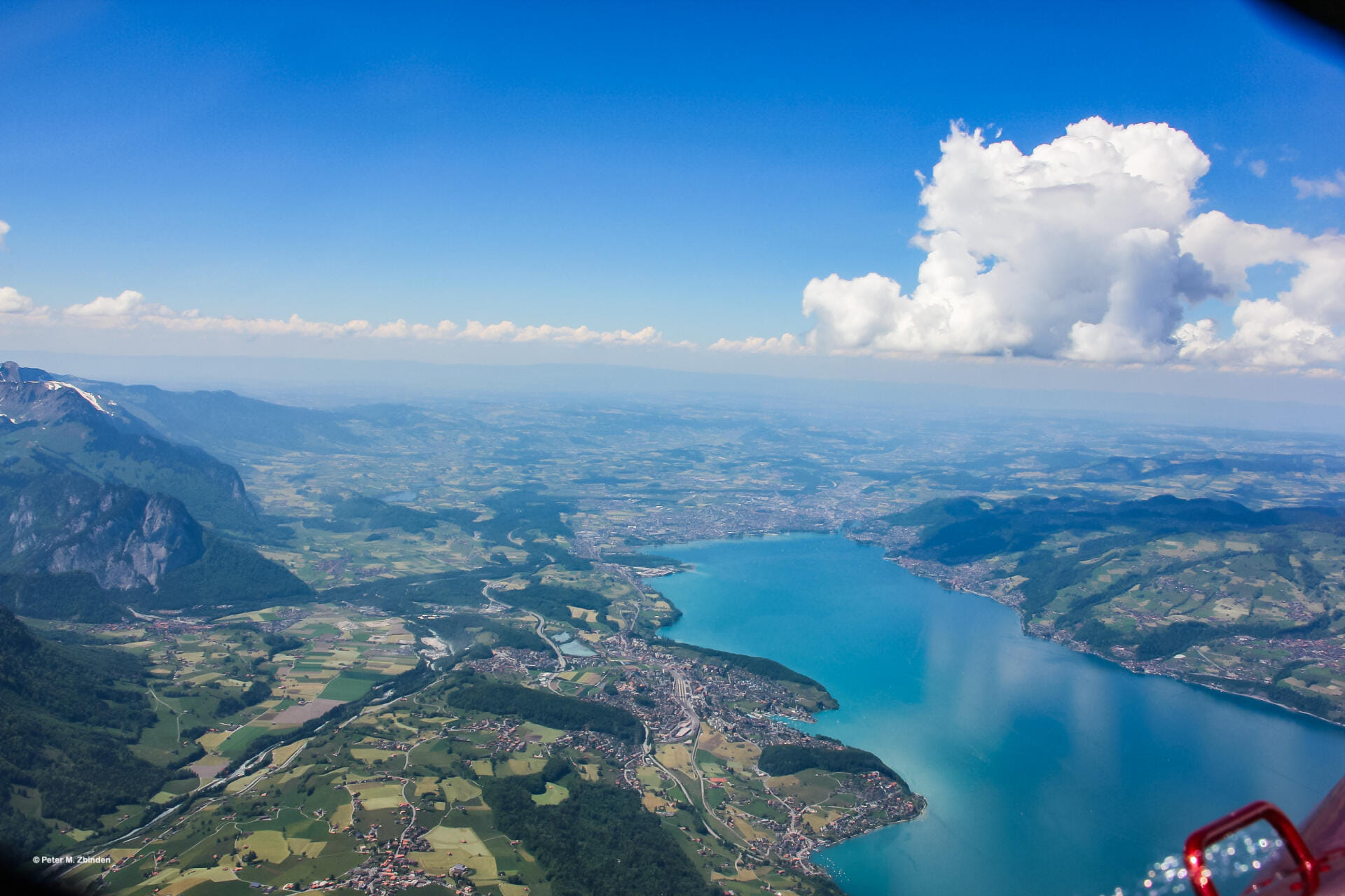 Anflug Thun - Spiez