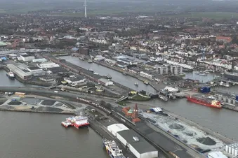 Cuxhaven entlang der Elbe nach Hamburg - von Oben Endecken