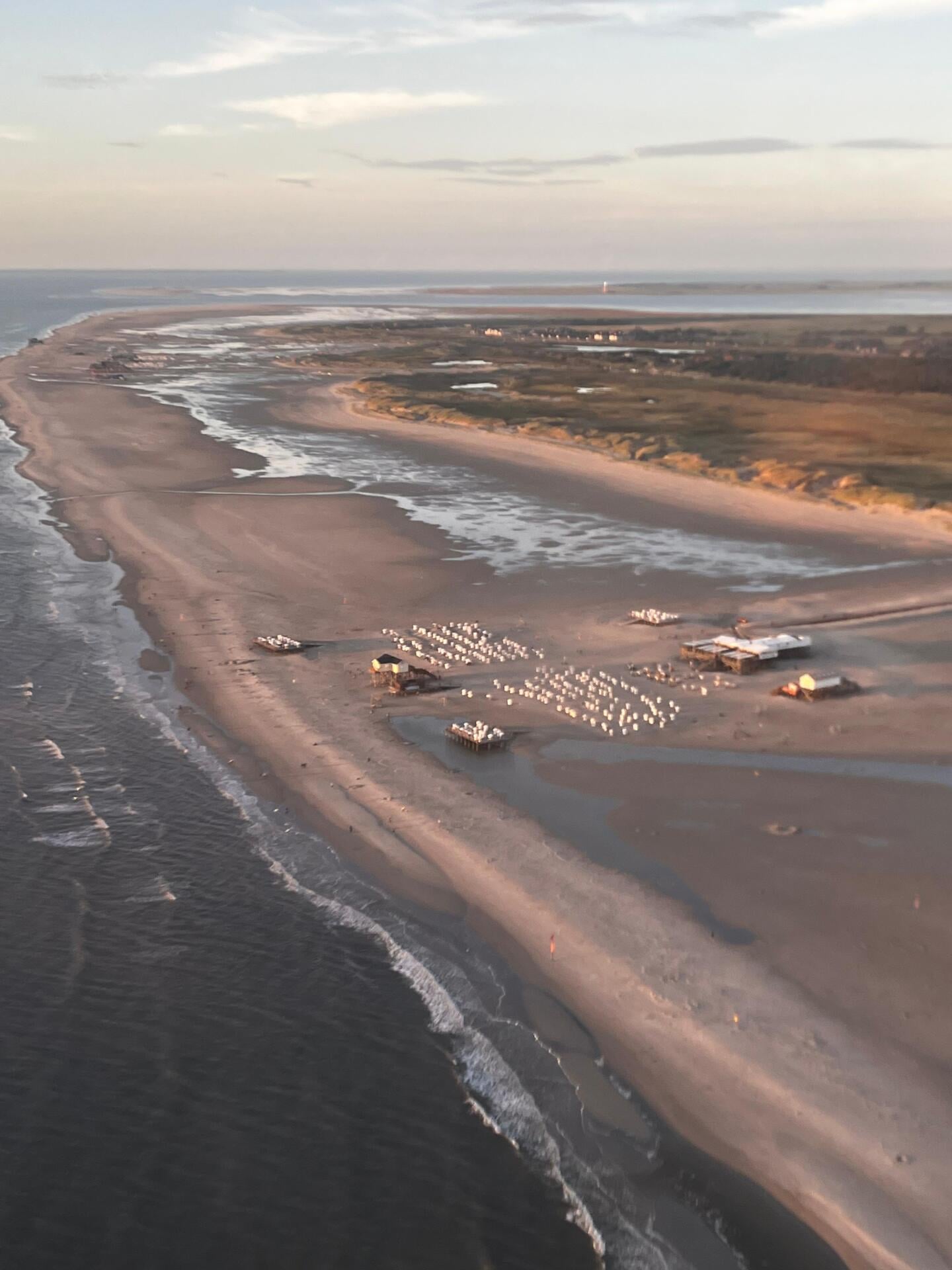 Nordsee-Rundflug v. Schleswig zum Strand n. St. Peter-Ording
