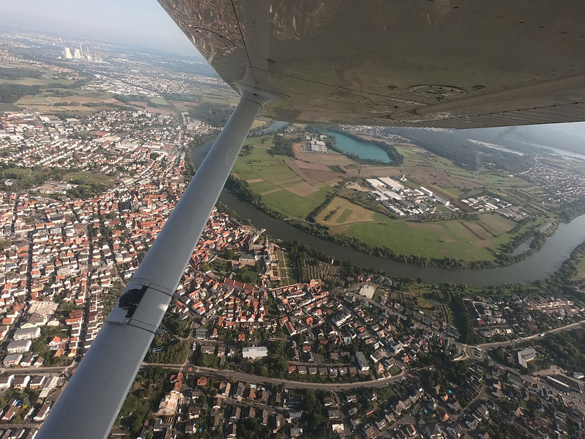 Schnupperflug "Rund um Offenbach/Hanau mit Seligenstadt"