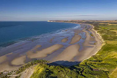 Vol baie de Wissant & site des 2 caps depuis Merville