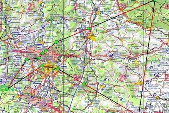 Großer Rundflug über Kassel / Edersee / Wartburg / Brocken