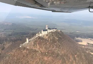 60 minute scenic flight to Ještěd and the northern castles