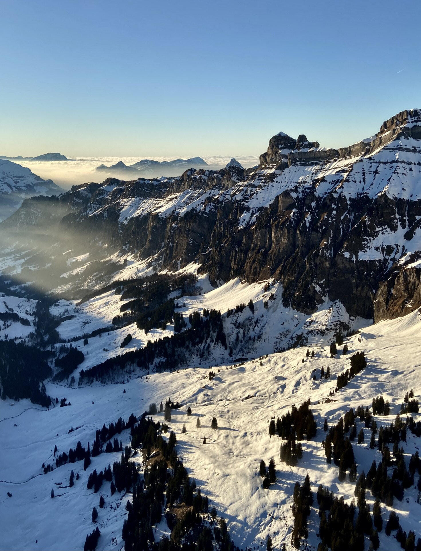 Helikopterflug im Herzen der Schweiz