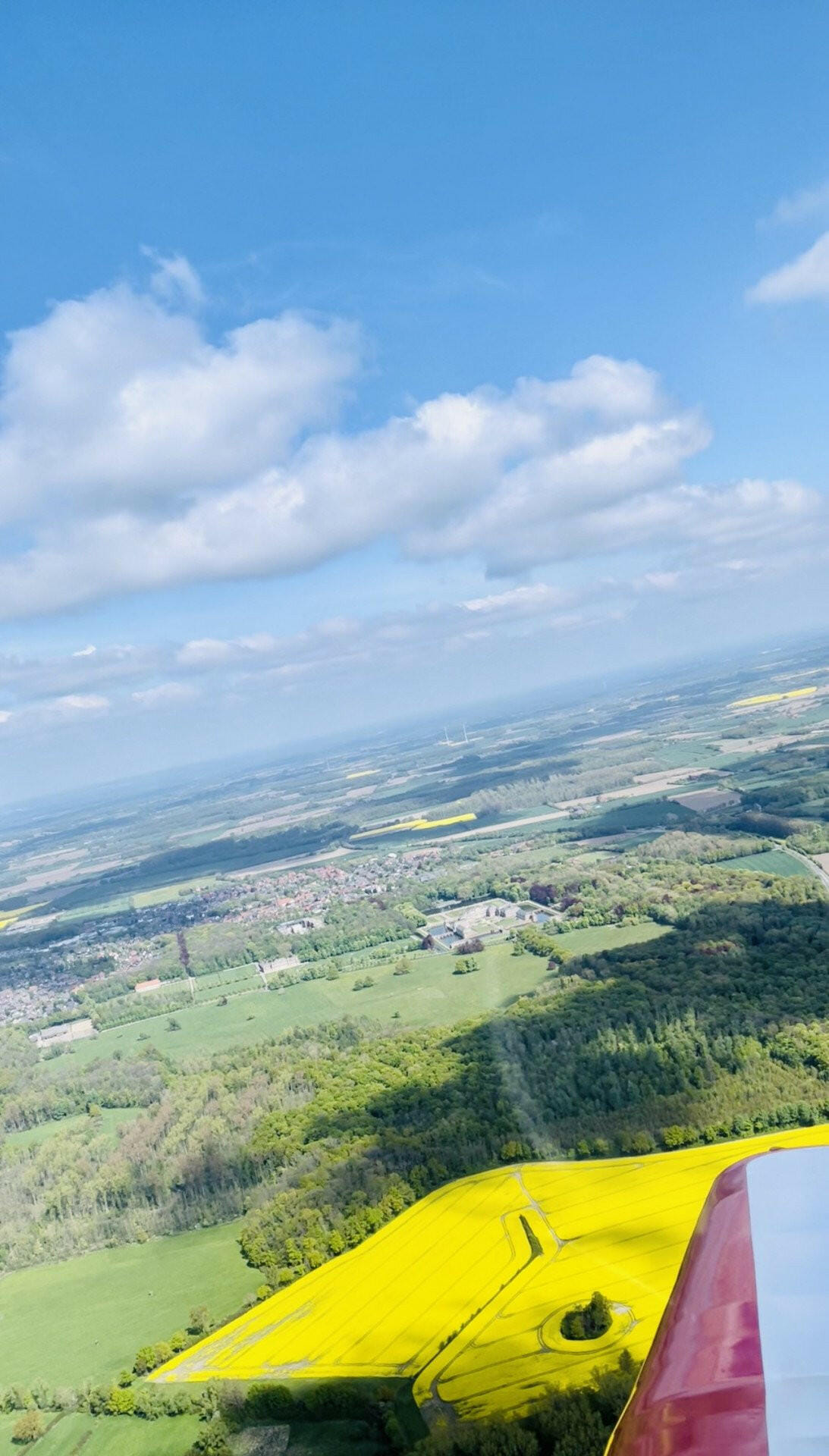 Lokaler Rundflug über das Münsterland