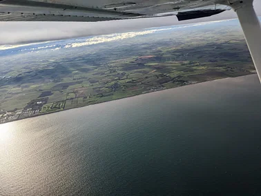 Mablethorpe & Skegness from Sandtoft Airfield