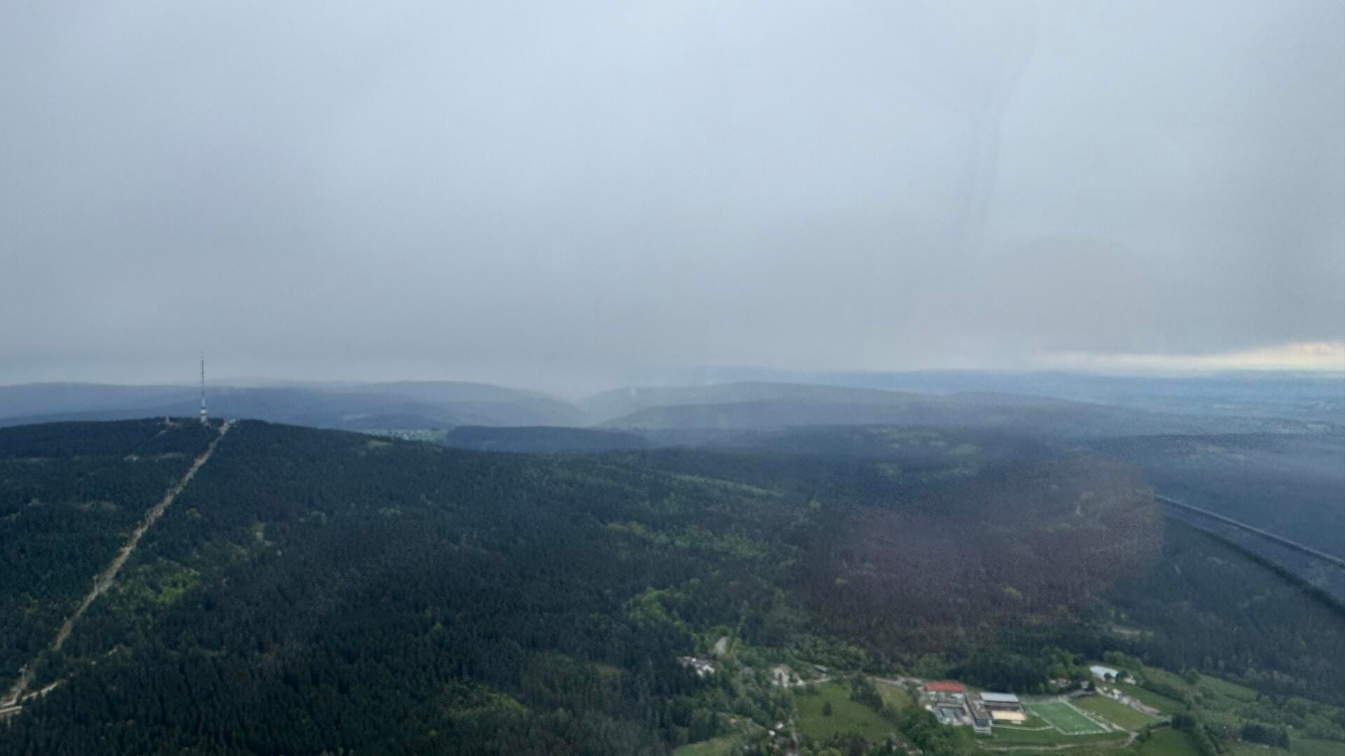 Zwischen Wolken und Fichtelgebirge