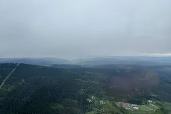 Zwischen Wolken und Fichtelgebirge